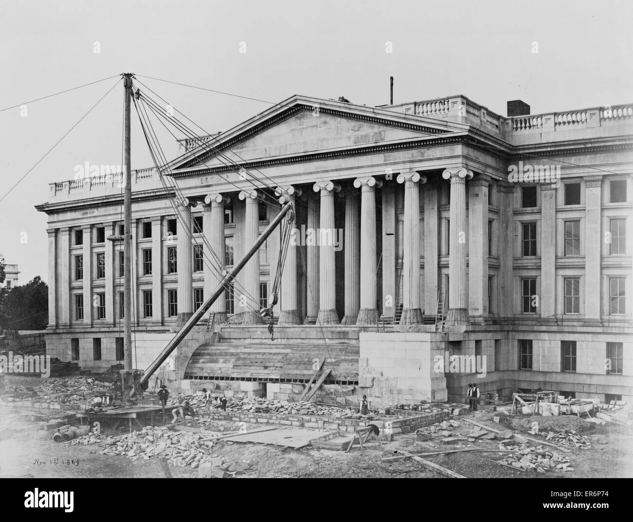 États-Unis Treasury Building, Washington DC Banque D'Images