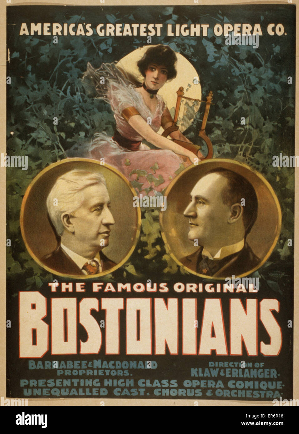 Le célèbre Bostonians original le plus grand opér léger de l'Amérique Banque D'Images