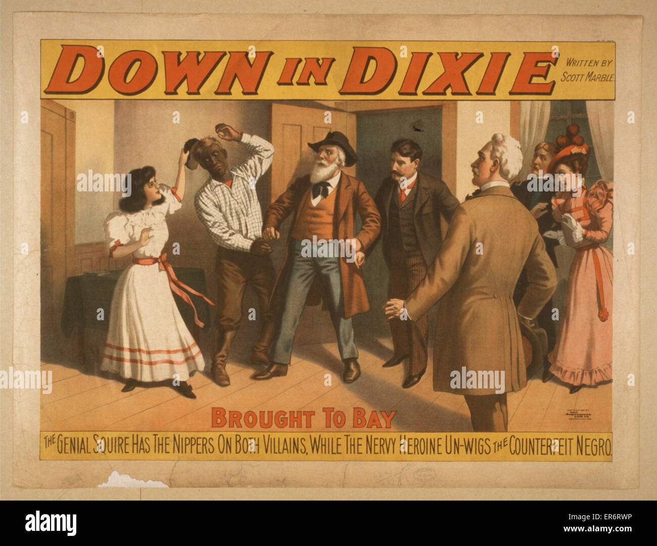 Down in Dixie écrit par Scott Marble Banque D'Images