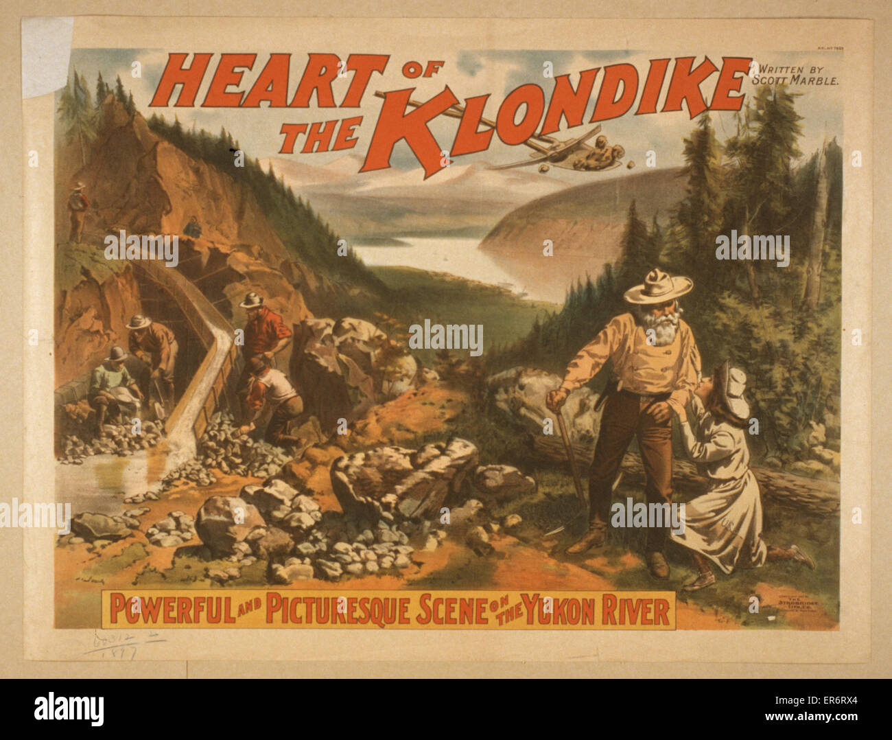 Coeur du Klondike écrit par Scott Marble Banque D'Images