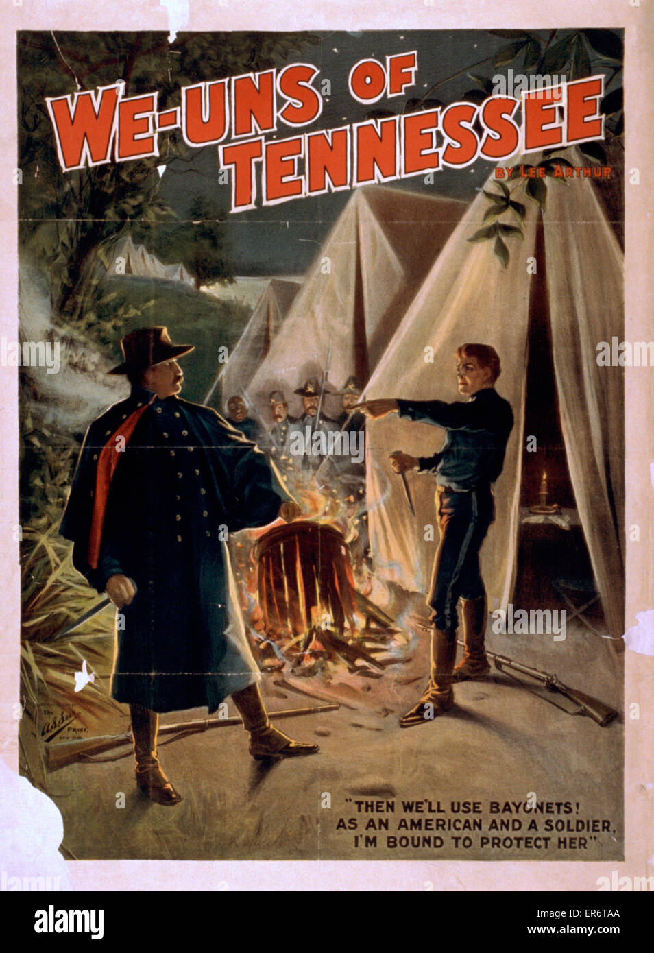 Nous-uns du Tennessee par Lee Arthur Banque D'Images