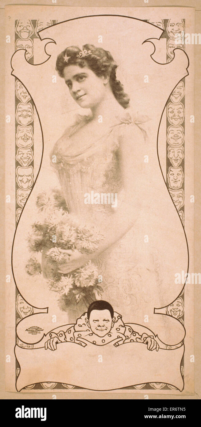 Les trois-quarts view of woman holding Flowers Banque D'Images