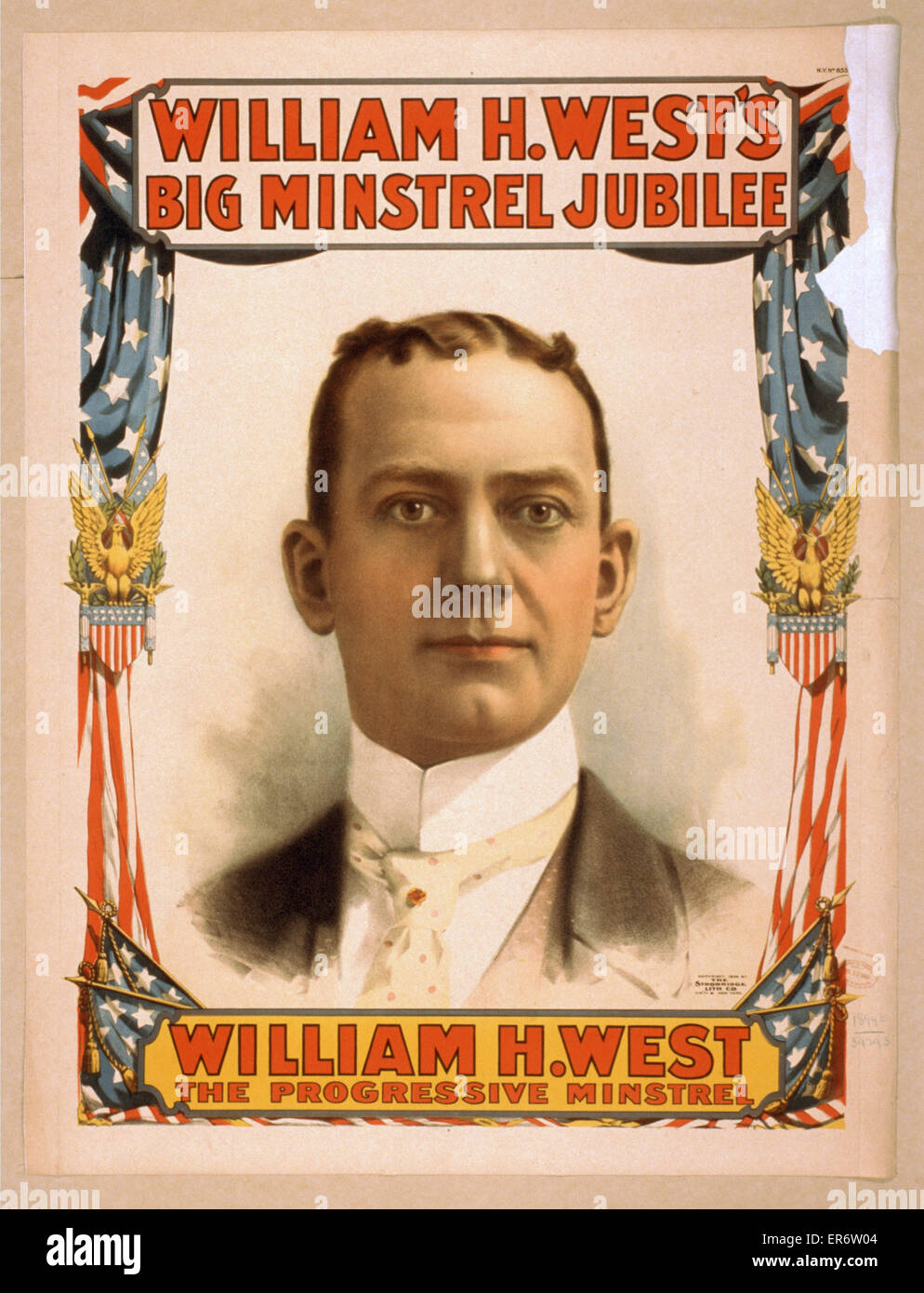 William H. West's Big Minstrel Jubilé Banque D'Images