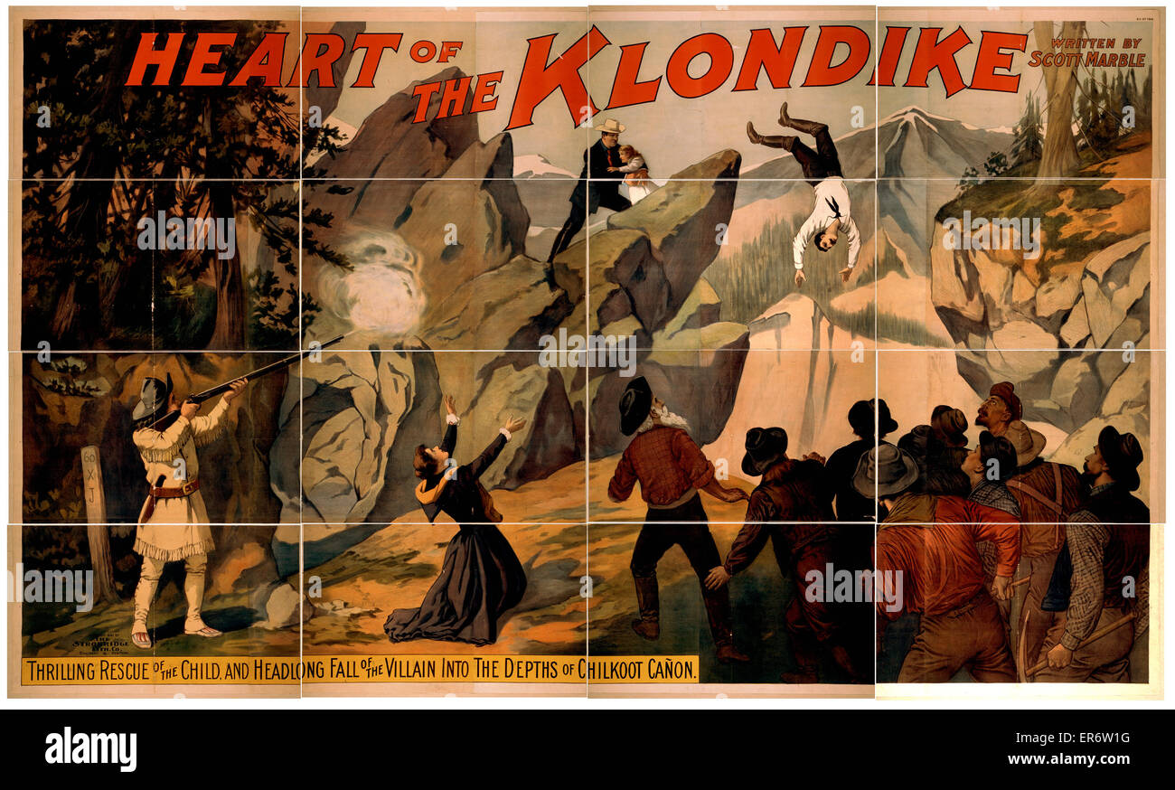 Coeur du Klondike écrit par Scott Marble Banque D'Images
