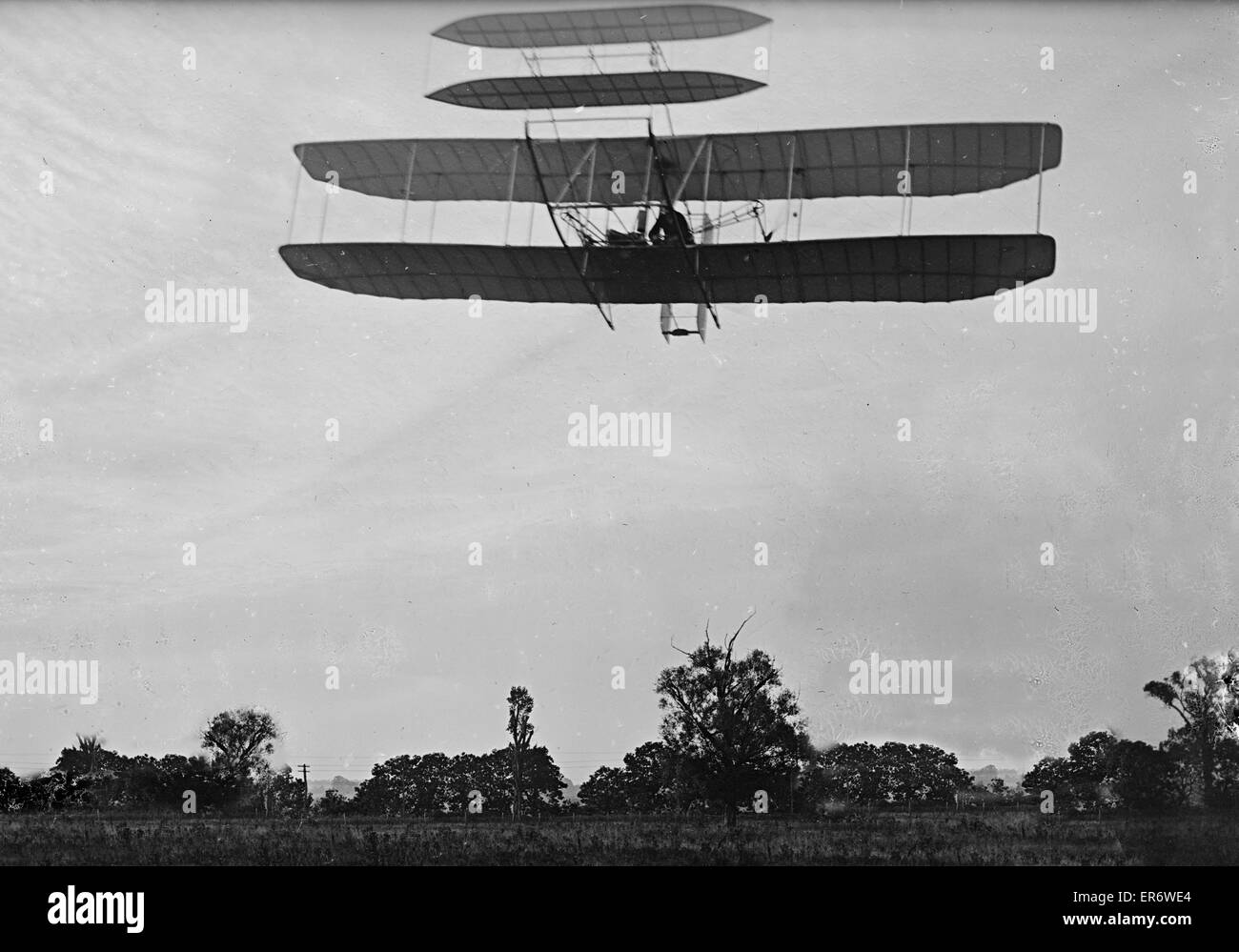 Vue avant gauche du vol 46, Orville illustrée en tournant vers le l Banque D'Images