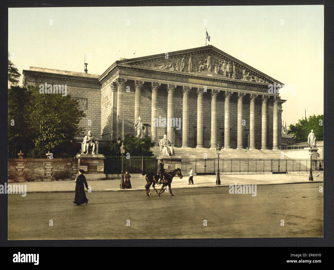 La Chambre des députés, Paris, France Banque D'Images