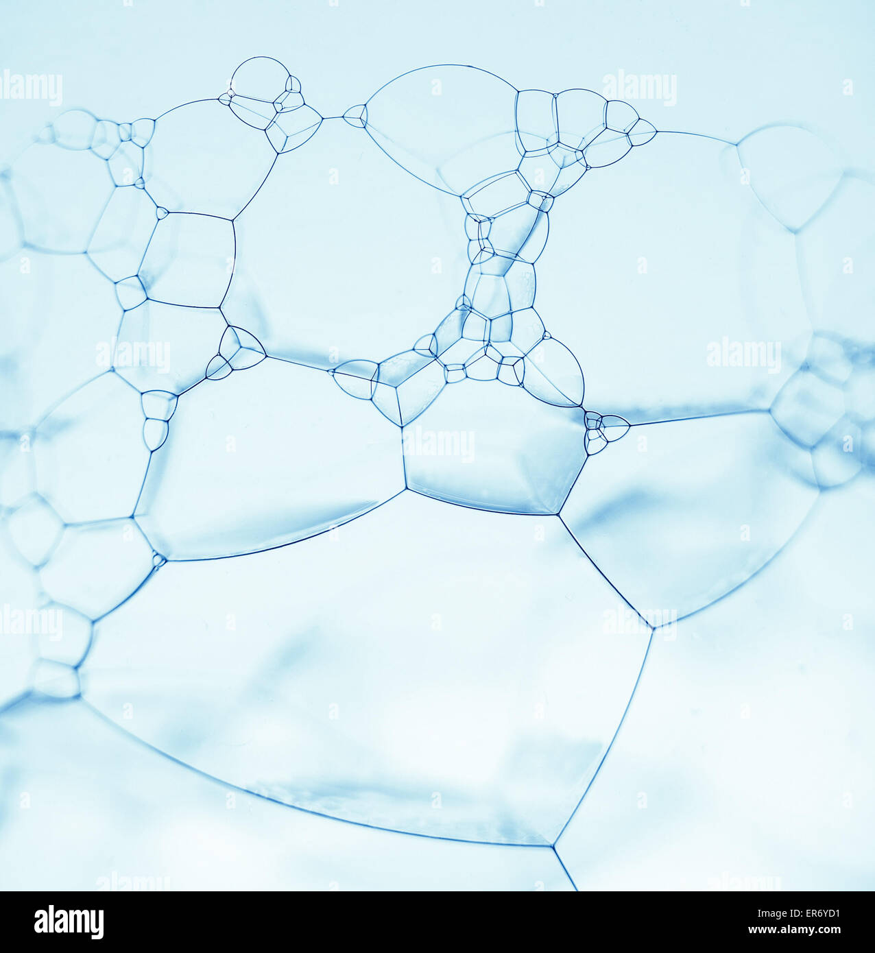 Des bulles de savon gros plan extrême créer élégant et stylé Banque D'Images