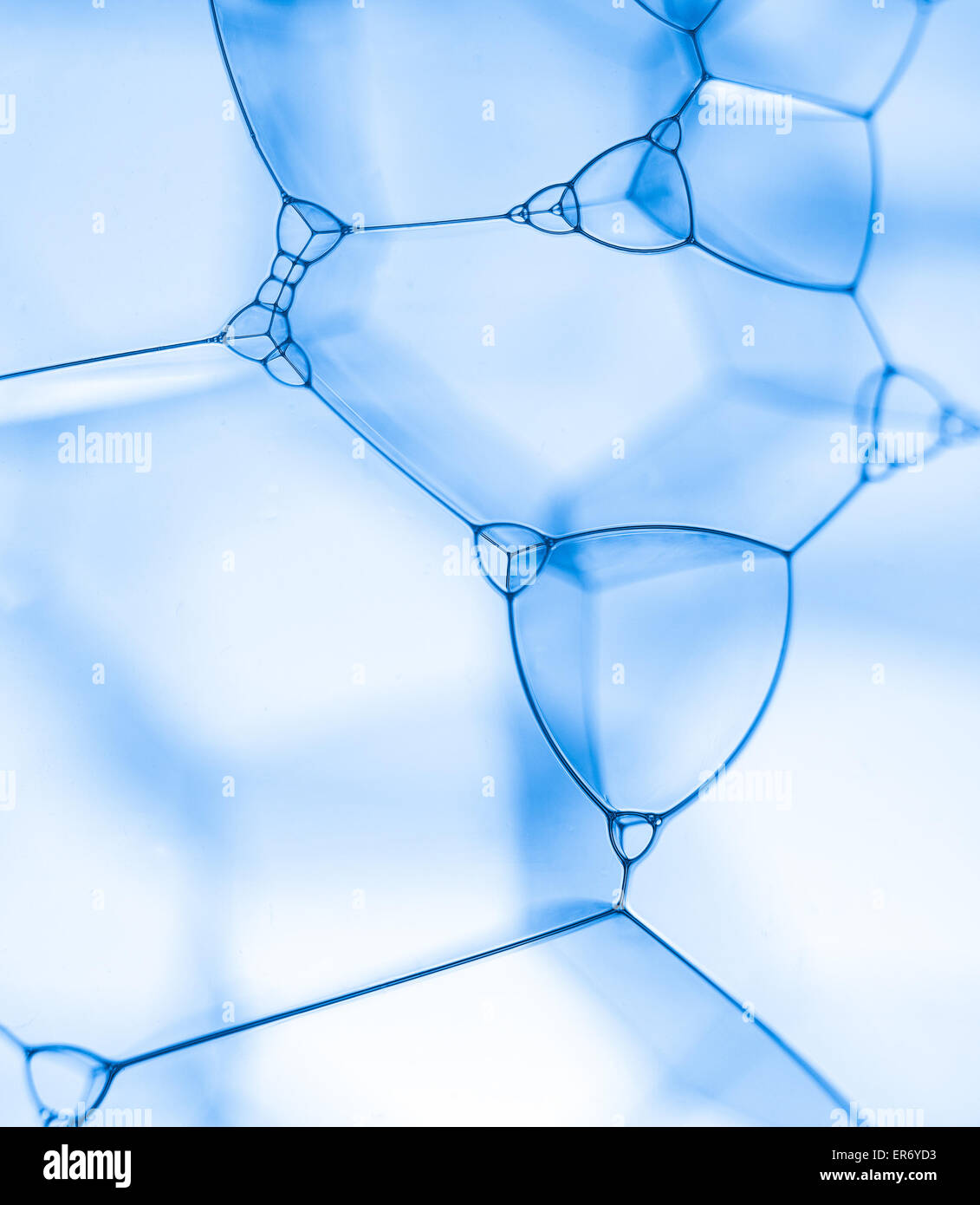 Des bulles de savon gros plan extrême créer élégant et stylé Banque D'Images