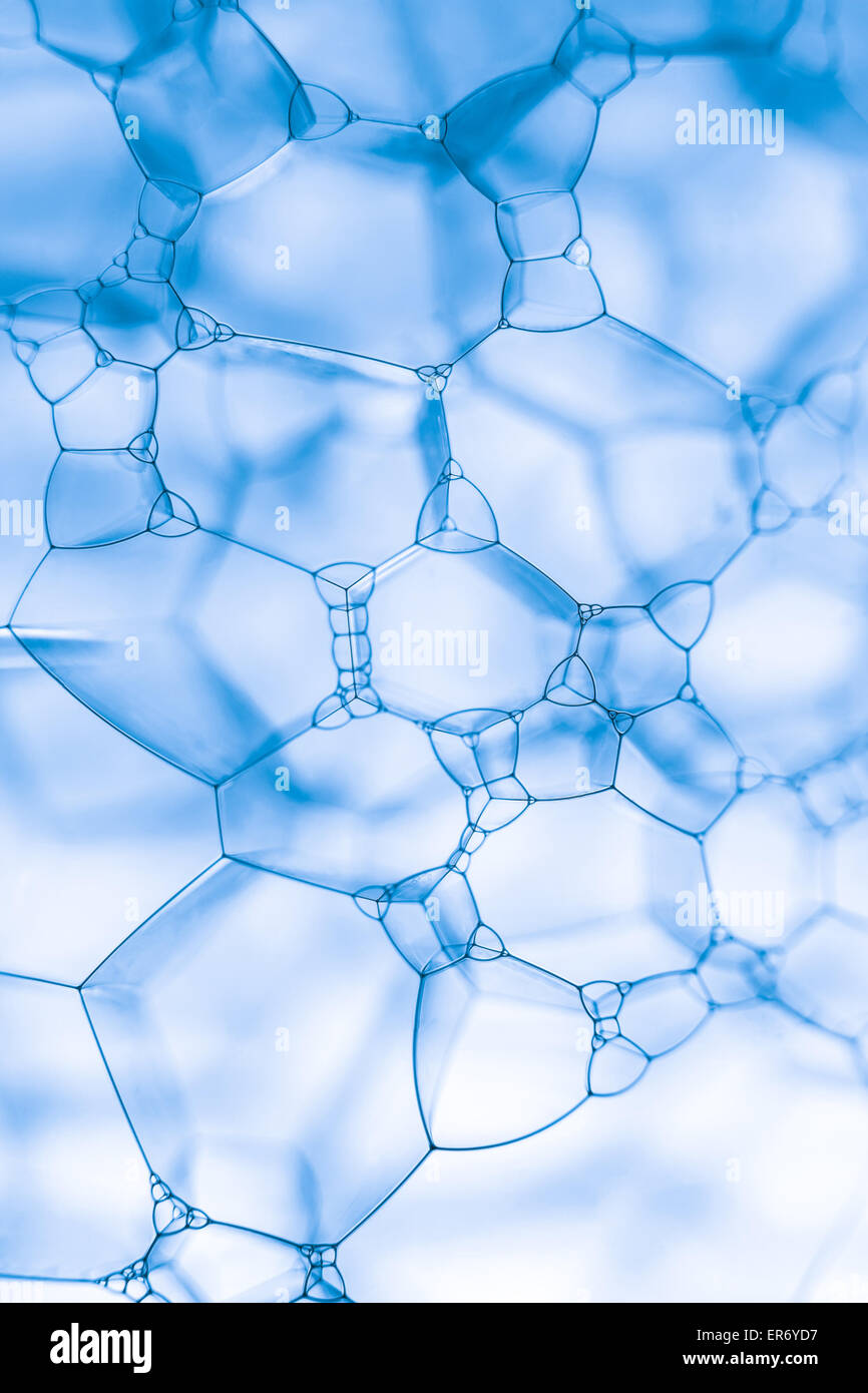 Des bulles de savon gros plan extrême créer élégant et stylé Banque D'Images