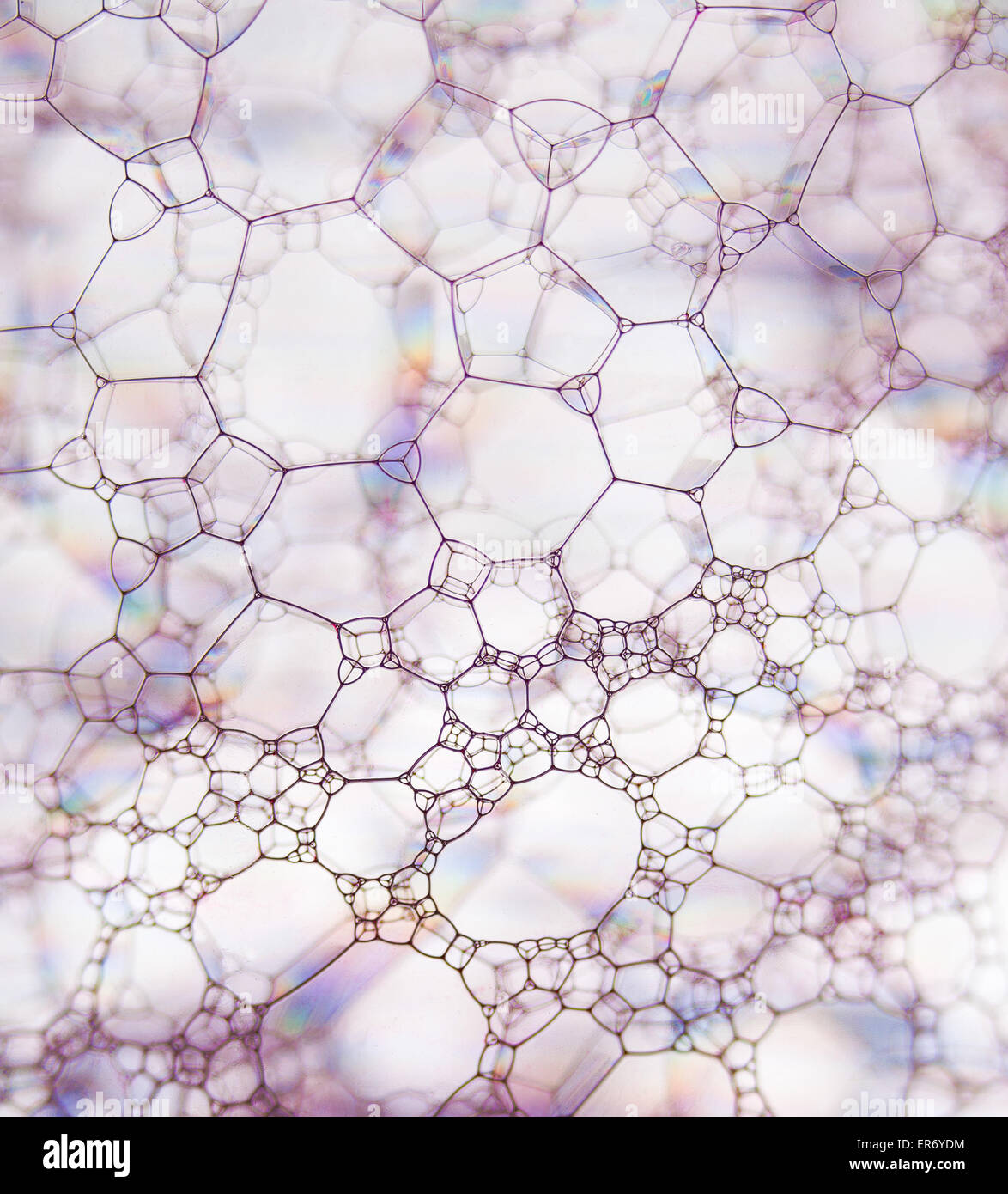 Des bulles de savon gros plan extrême créer élégant et stylé Banque D'Images