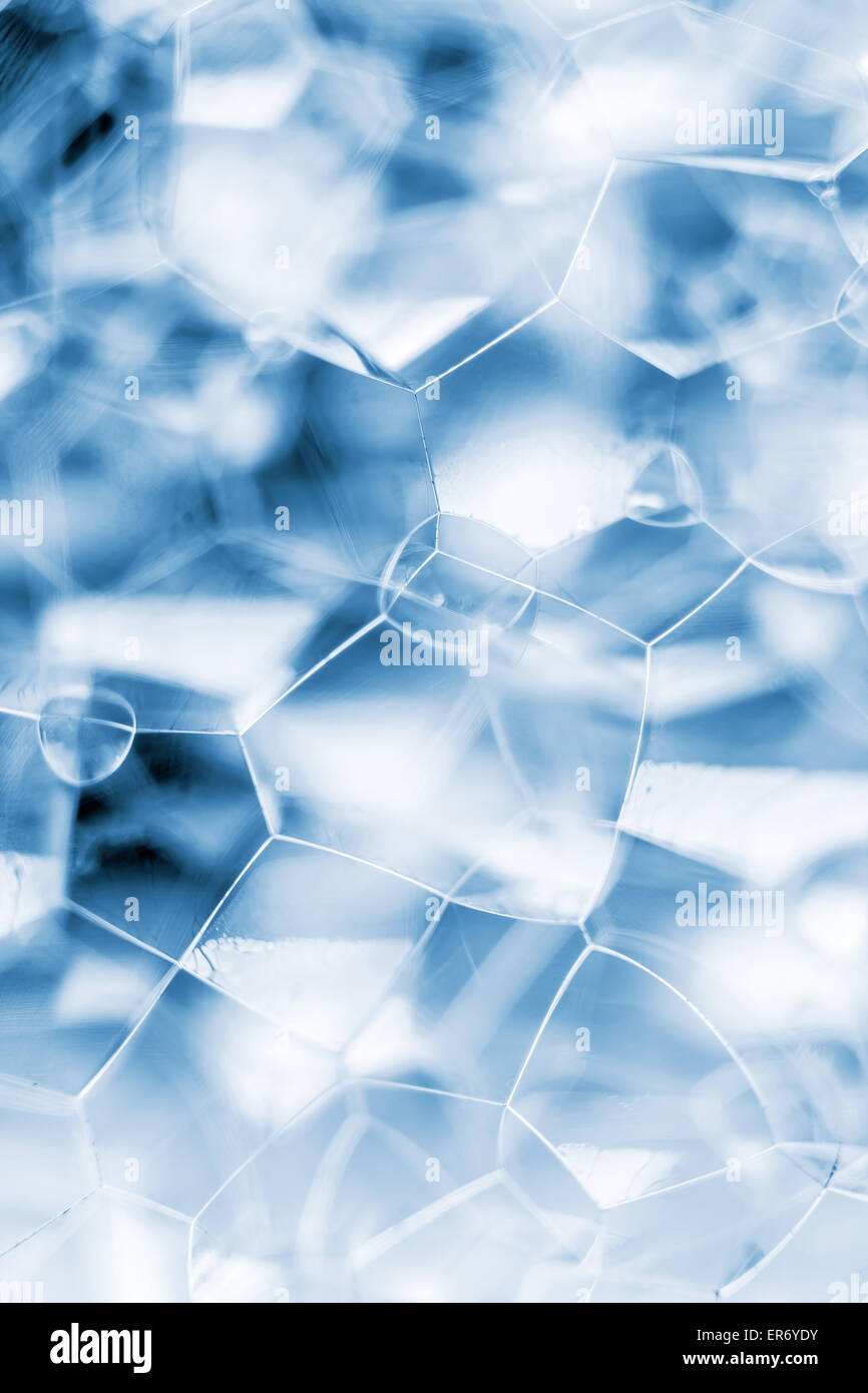 Des bulles de savon gros plan extrême créer élégant et stylé Banque D'Images