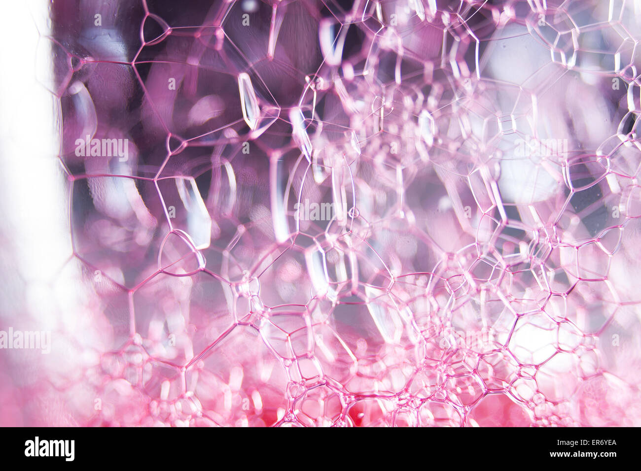 Des bulles de savon gros plan extrême créer élégant et stylé Banque D'Images