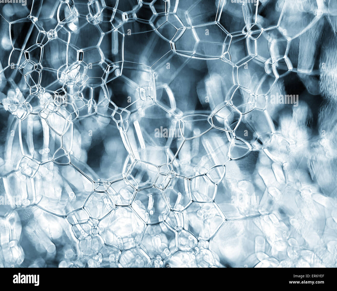 Des bulles de savon gros plan extrême créer élégant et stylé Banque D'Images