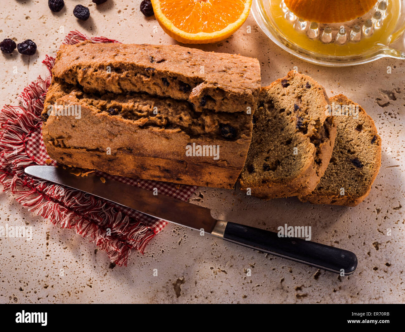 Gâteau de rhum Banque D'Images