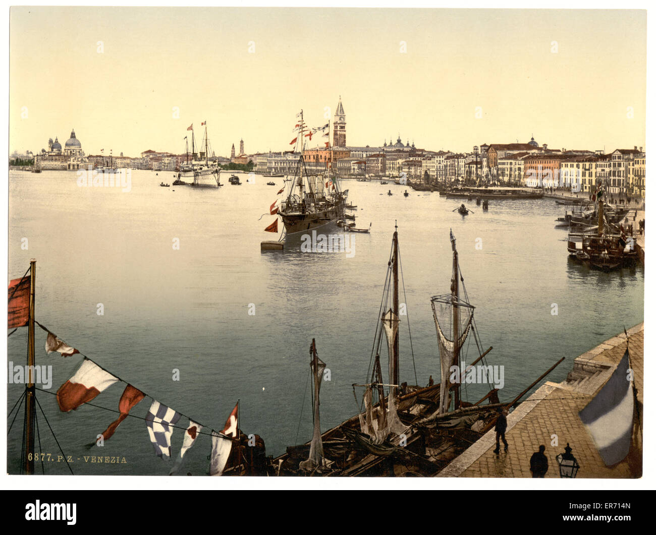 Le port de Venise, Venise, Italie Banque D'Images