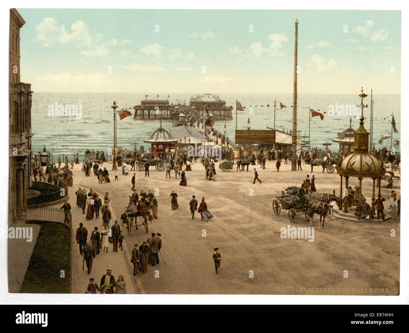 North Pier, Blackpool, Angleterre Banque D'Images