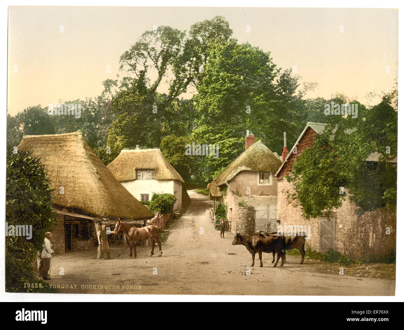 Cockington Forge, Torquay, Angleterre Banque D'Images