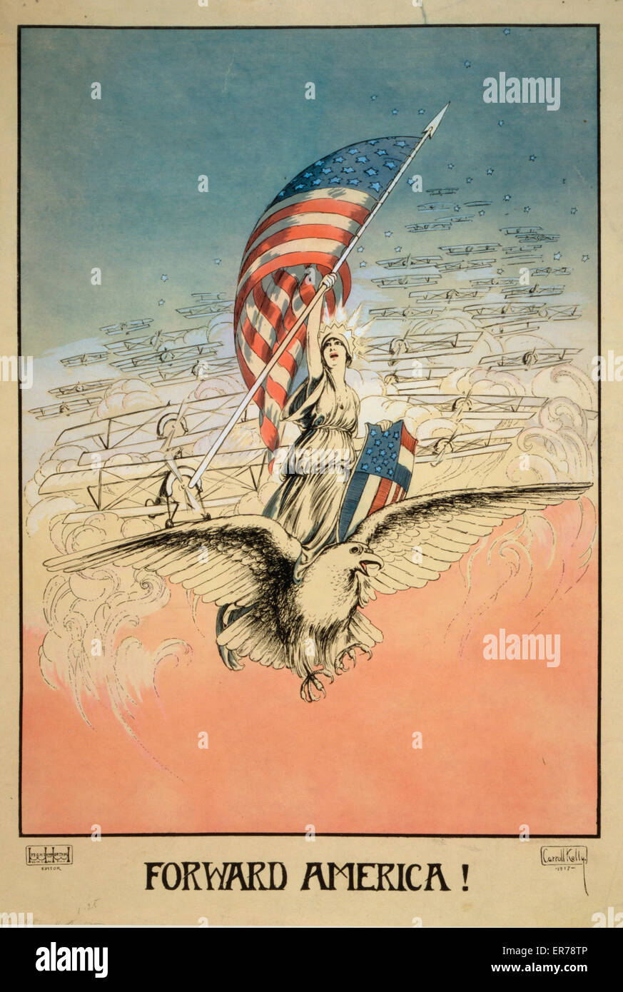 L'avant l'Amérique ! Banque D'Images