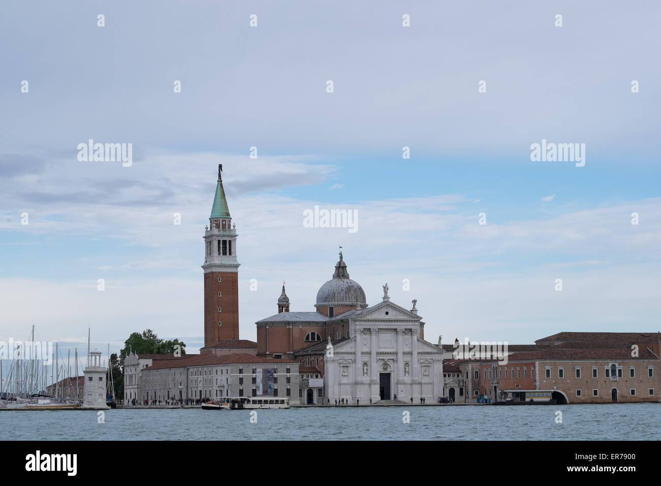 Église de San Giorgio Maggiore à Venise en Italie. Par l'architecte Andrea Palladio. Banque D'Images