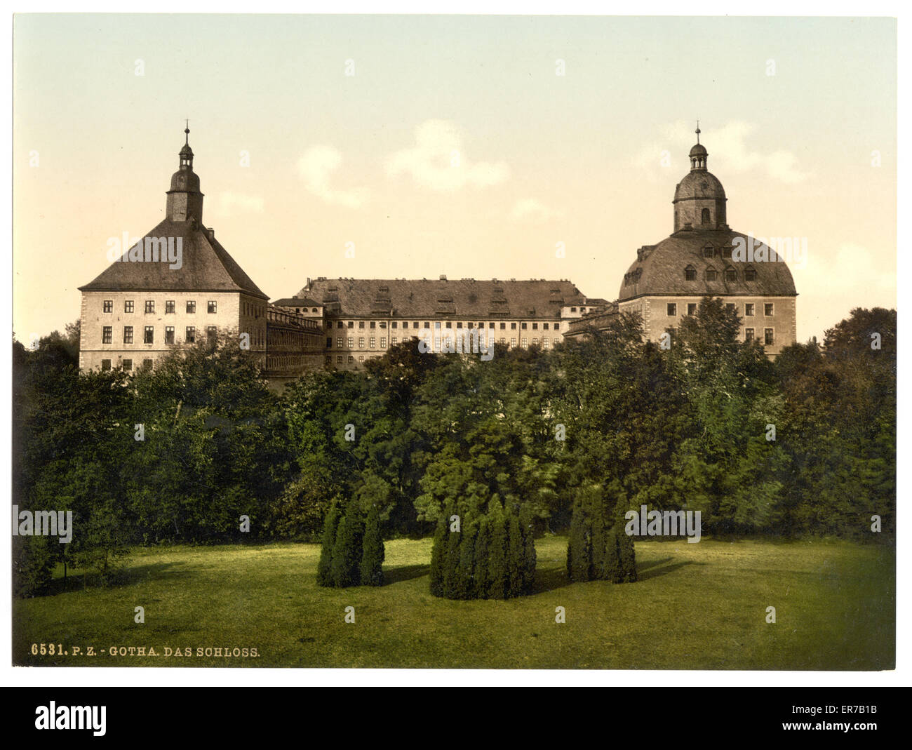 Le château, Gotha, Thuringe, Allemagne Banque D'Images