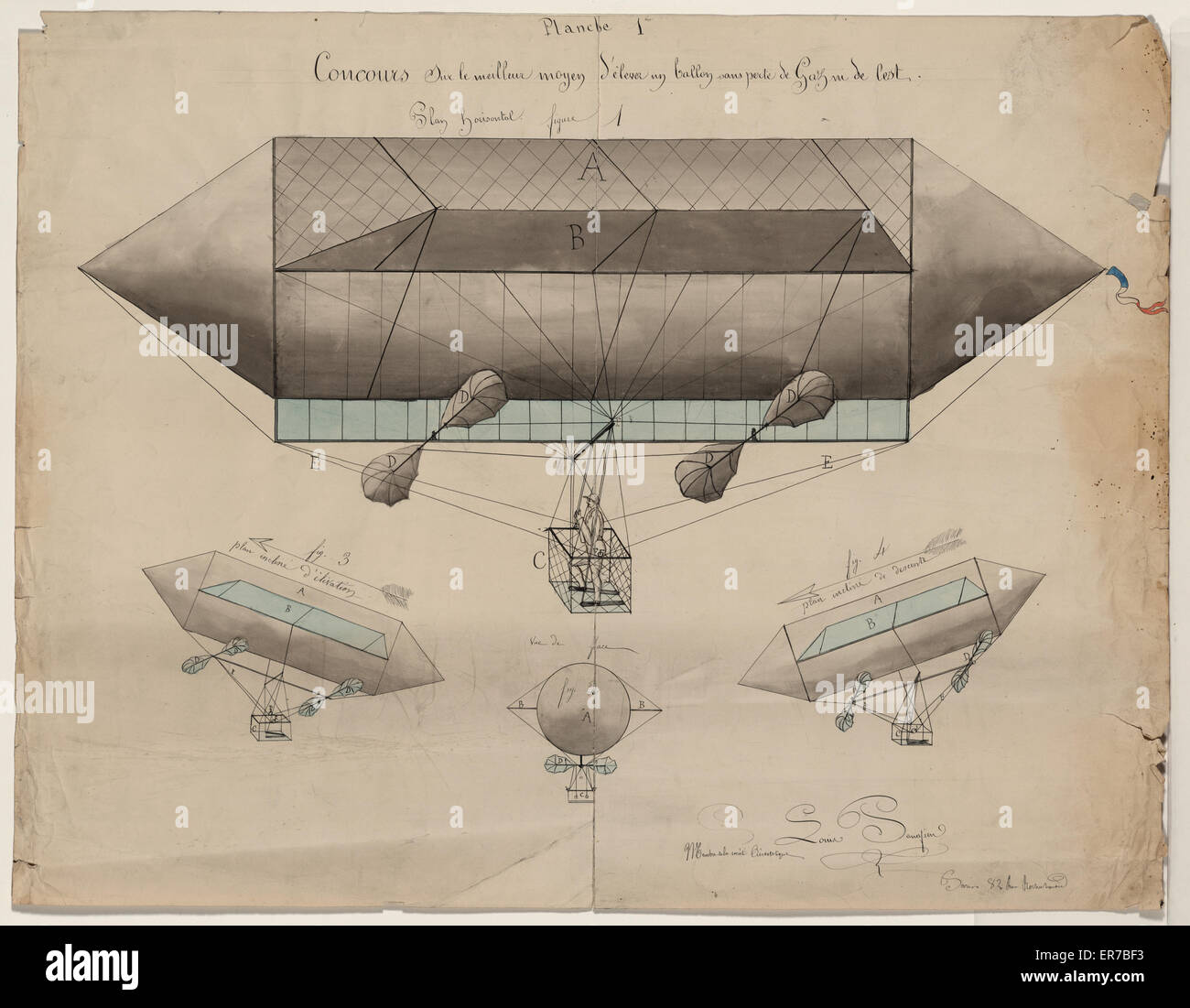 Parcours sur le meilleur moyen d'un balloon sans perte Banque D'Images