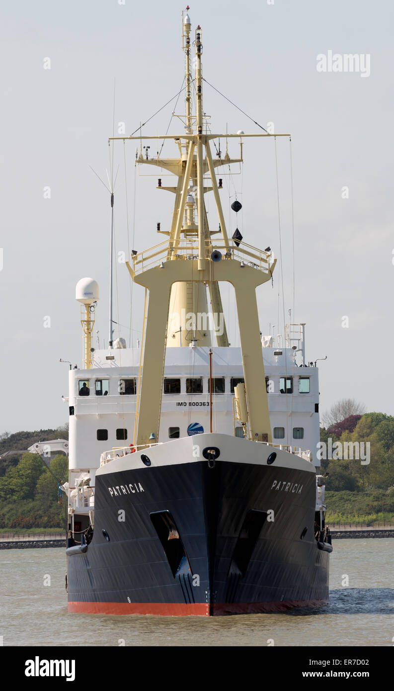 Trinity House navire 'Patricia' Orwell Haven, Harwich, Essex, Royaume-Uni. Banque D'Images