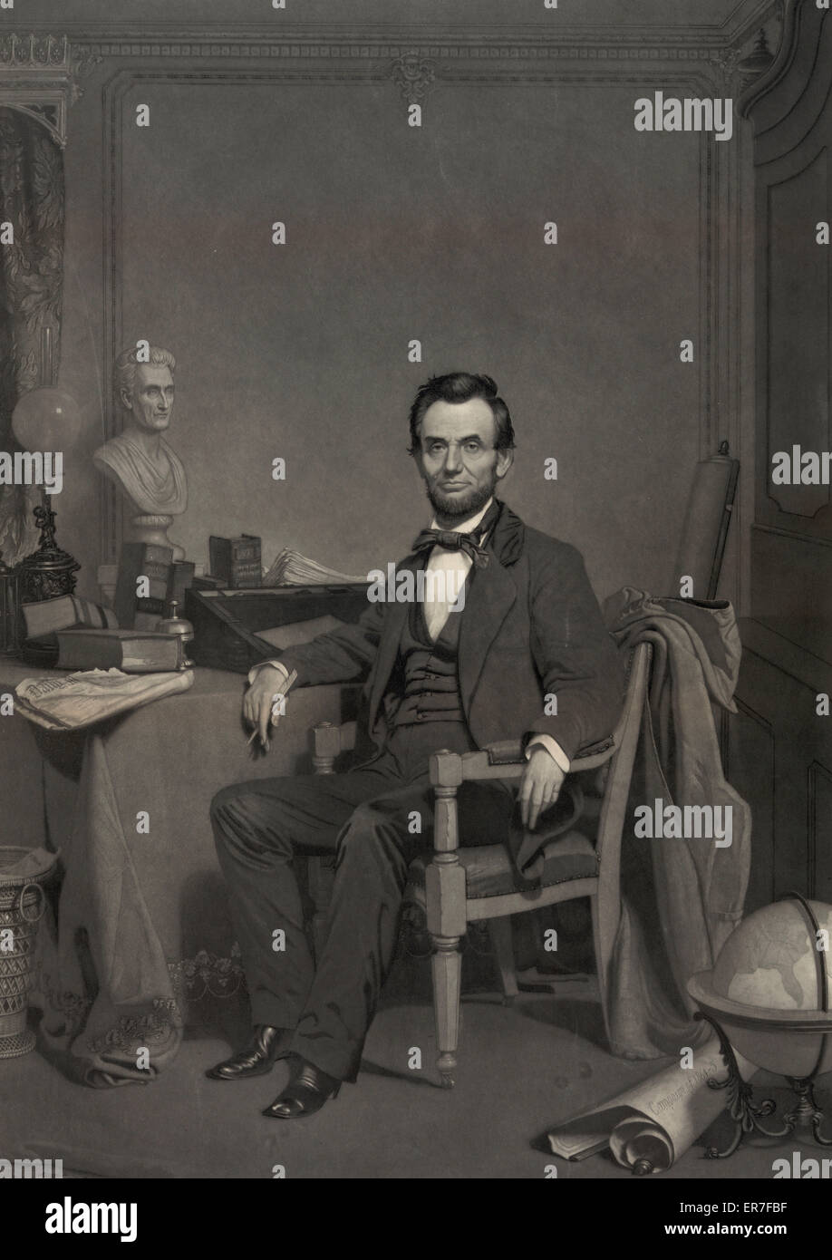Abraham Lincoln, président des États-Unis Banque D'Images