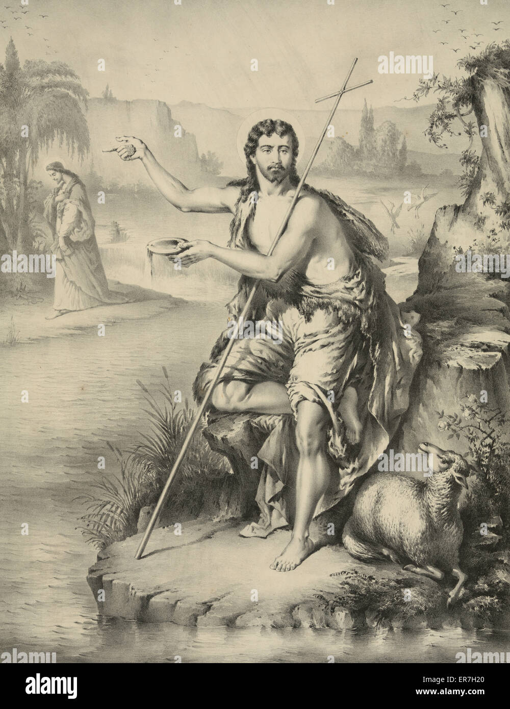 Saint Jean-Baptiste Banque D'Images