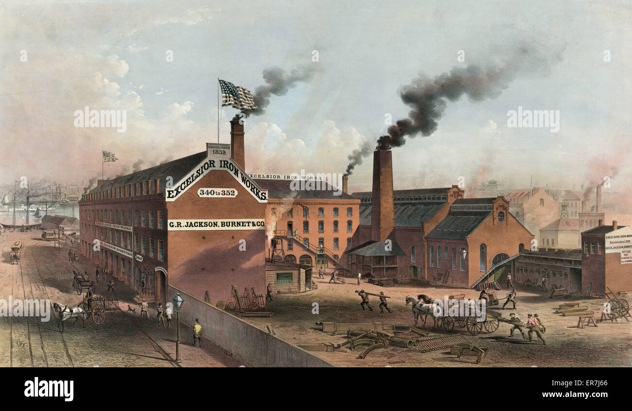 Excelsior Iron Works Banque D'Images