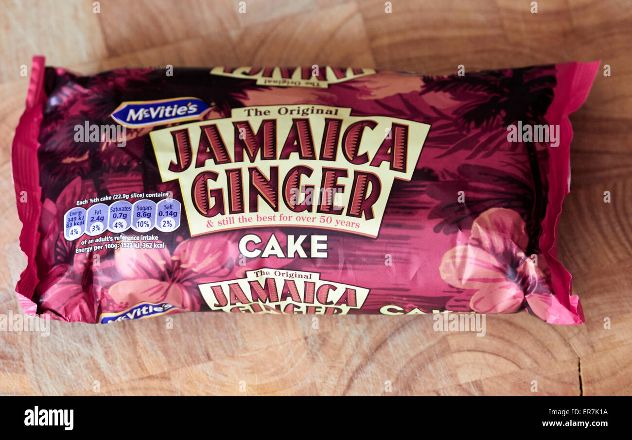 Mcvities Jamaïque ginger cake Banque D'Images