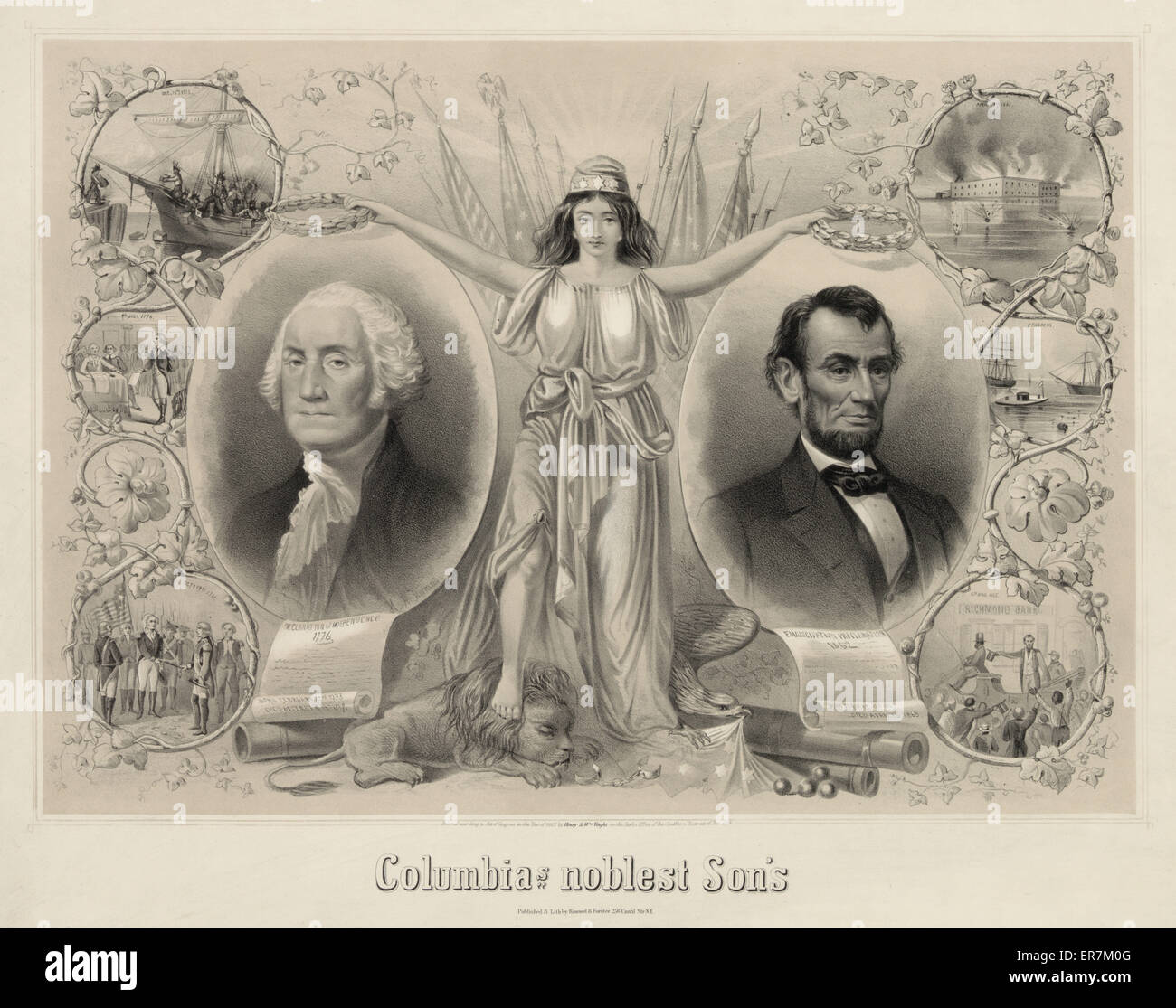 Les plus nobles fils de la Colombie-Britannique Banque D'Images