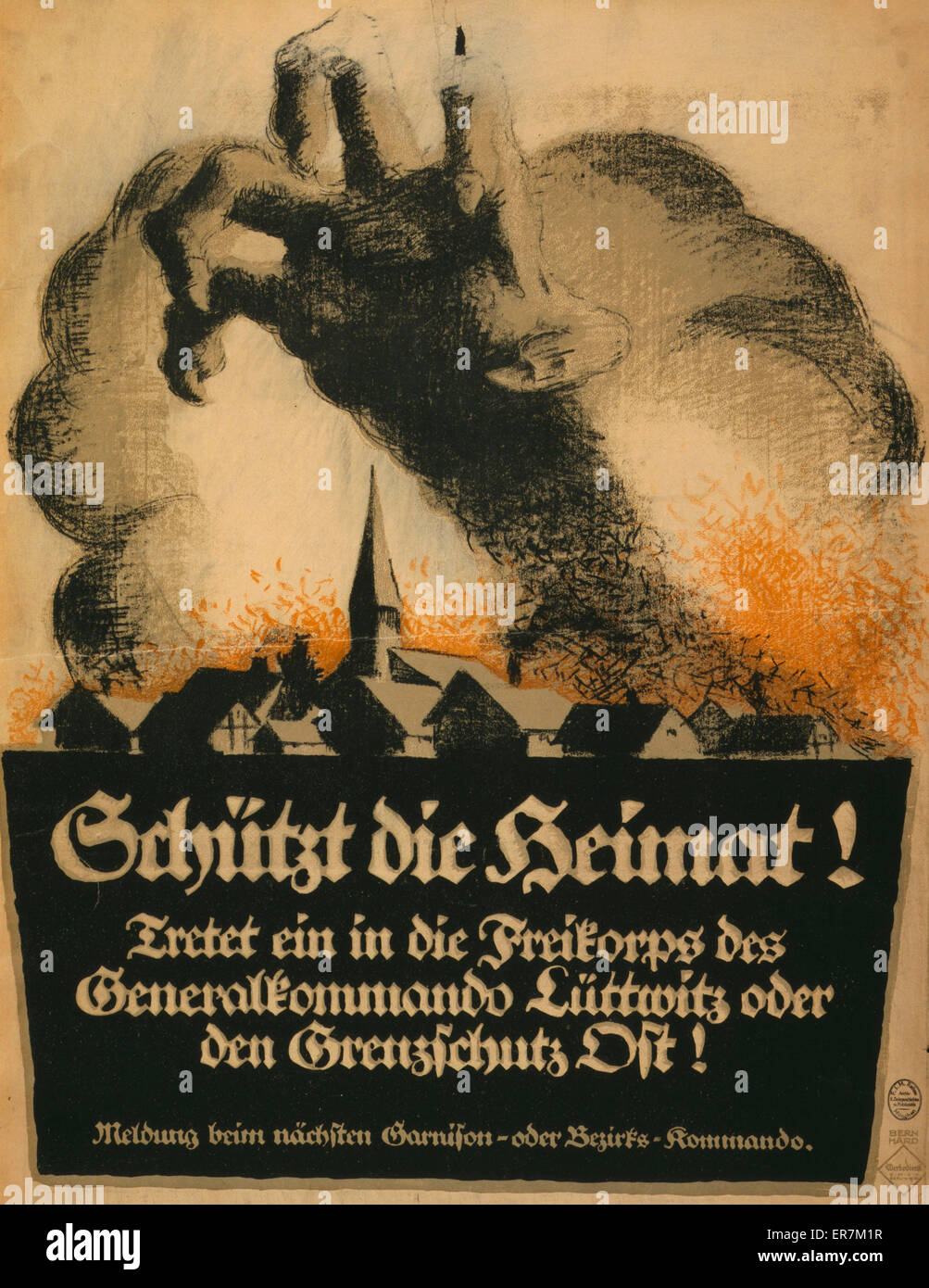 Schutzt die Heimat! Banque D'Images