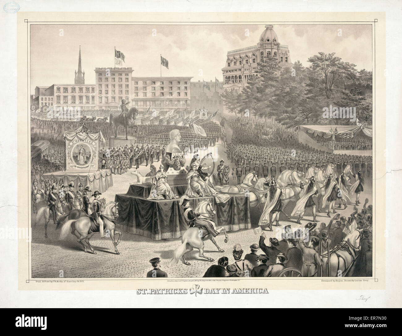 St Patrick day in America Banque D'Images