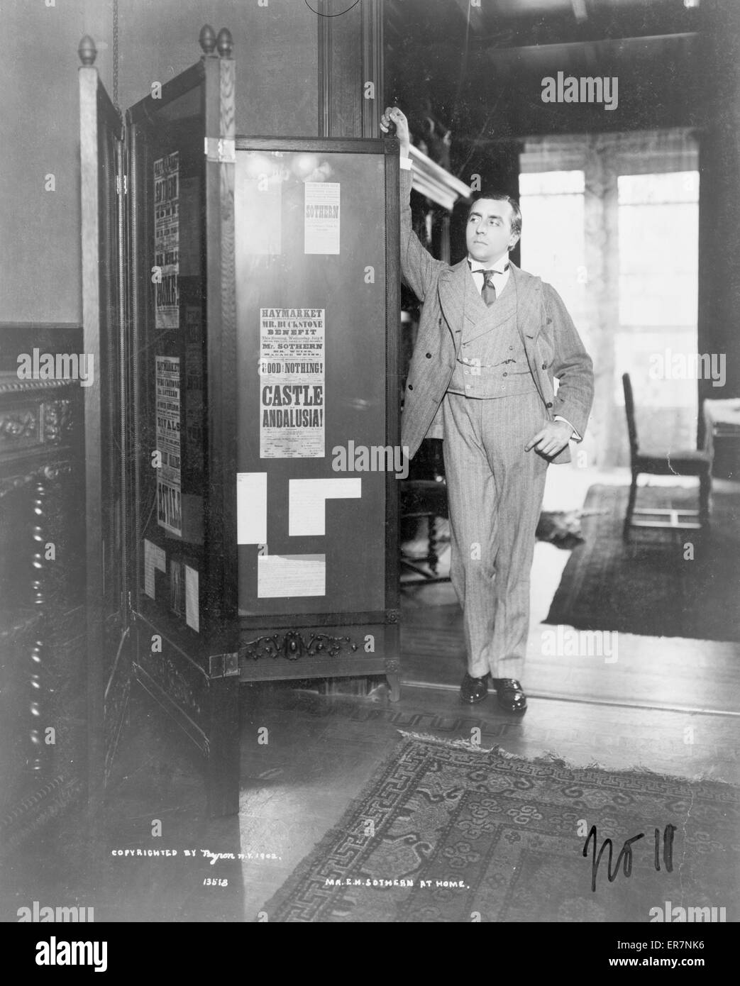 E. H. Sothern à la maison Banque D'Images