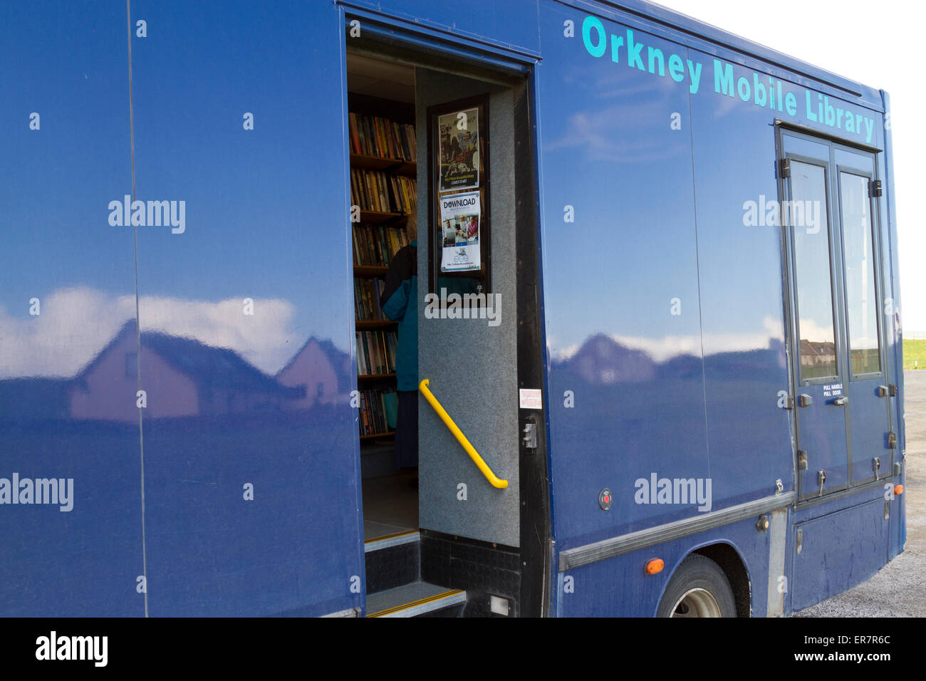 L'Orkney bibliothèque mobile Banque D'Images