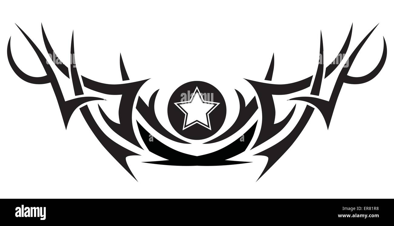 tatouage Illustration de Vecteur