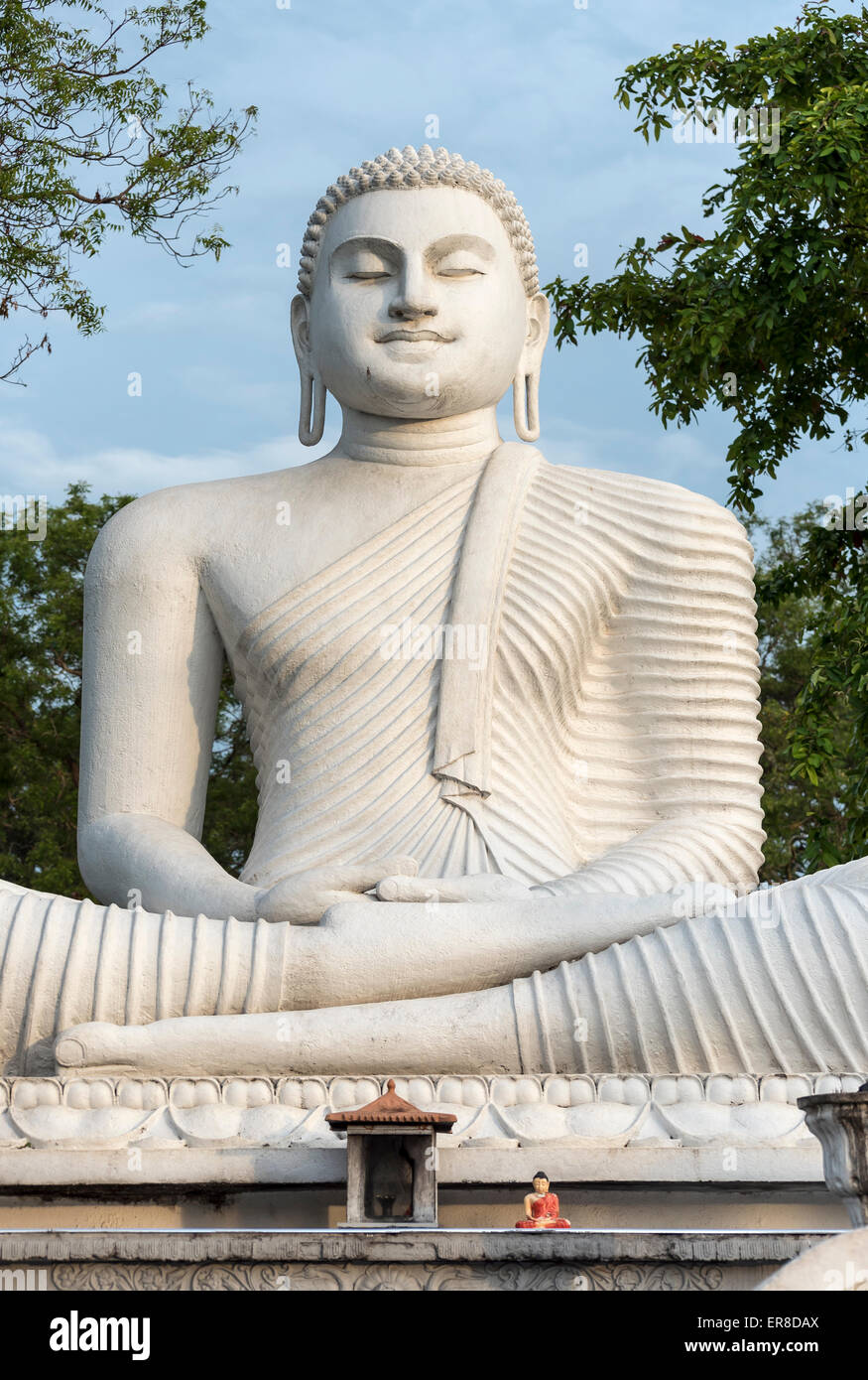 Statue de Bouddha, Polonnaruwa, Sri Lanka Banque D'Images