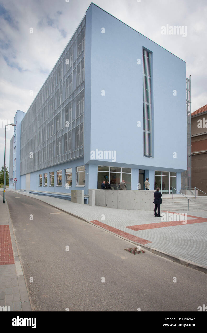 Ouverture des nouveaux locaux de la clinique psychiatrique, co-financé par la Norvège, dans la région de Pisek, République tchèque, le 29 mai 2015. (Photo/CTK Tomas Binter) Banque D'Images
