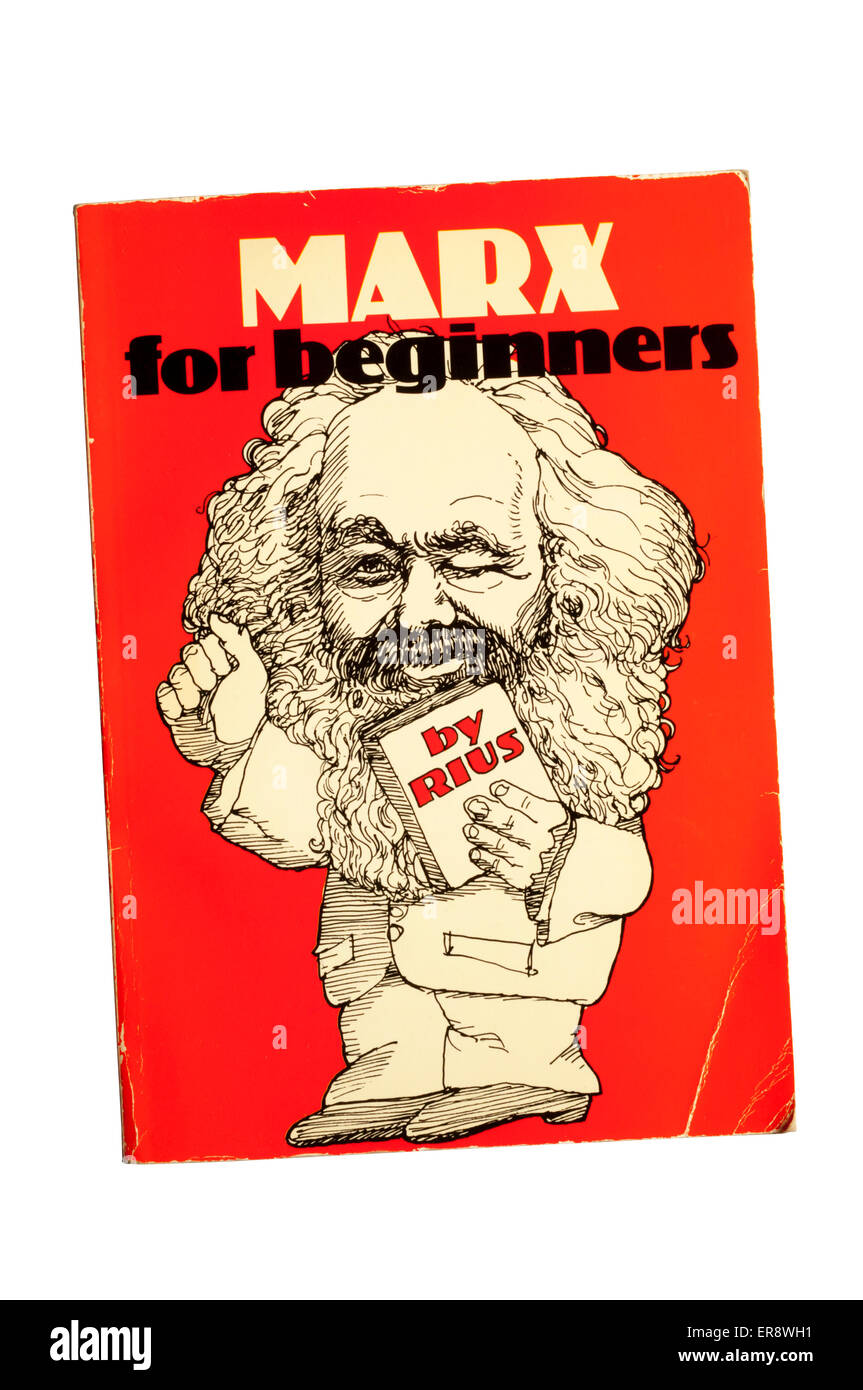 Une copie du livre de Marx pour débutants par Rius. Banque D'Images