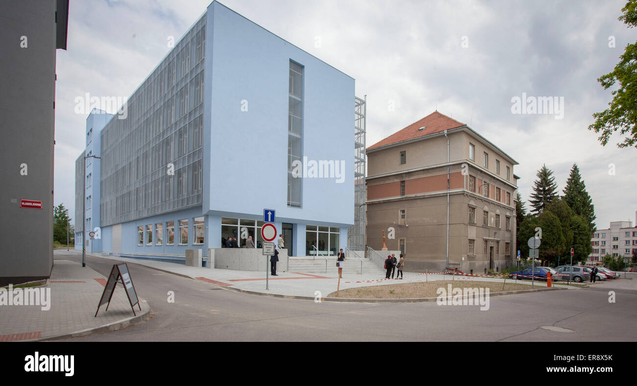 Ouverture des nouveaux locaux de la clinique psychiatrique, co-financé par la Norvège, dans la région de Pisek, République tchèque, le 29 mai 2015. (Photo/CTK Tomas Binter) Banque D'Images