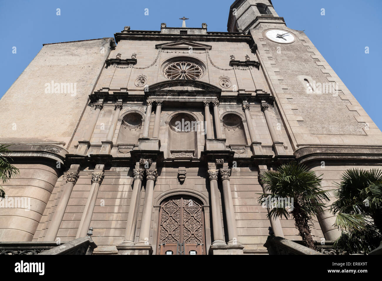 Olot,Catalogne,Espagne. Banque D'Images