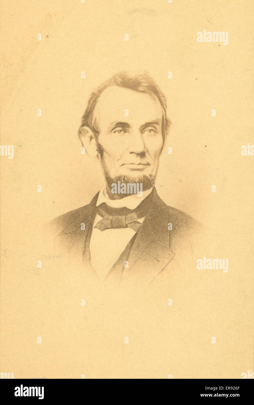 Abraham Lincoln, président des États-Unis Banque D'Images