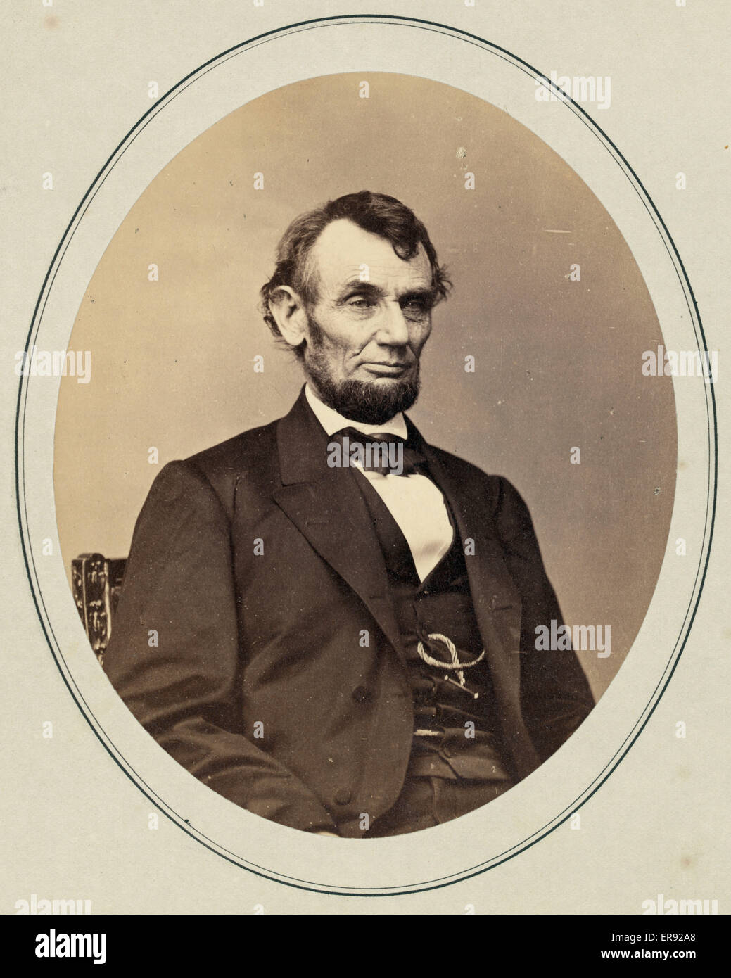 Abraham Lincoln, 16e président Banque D'Images