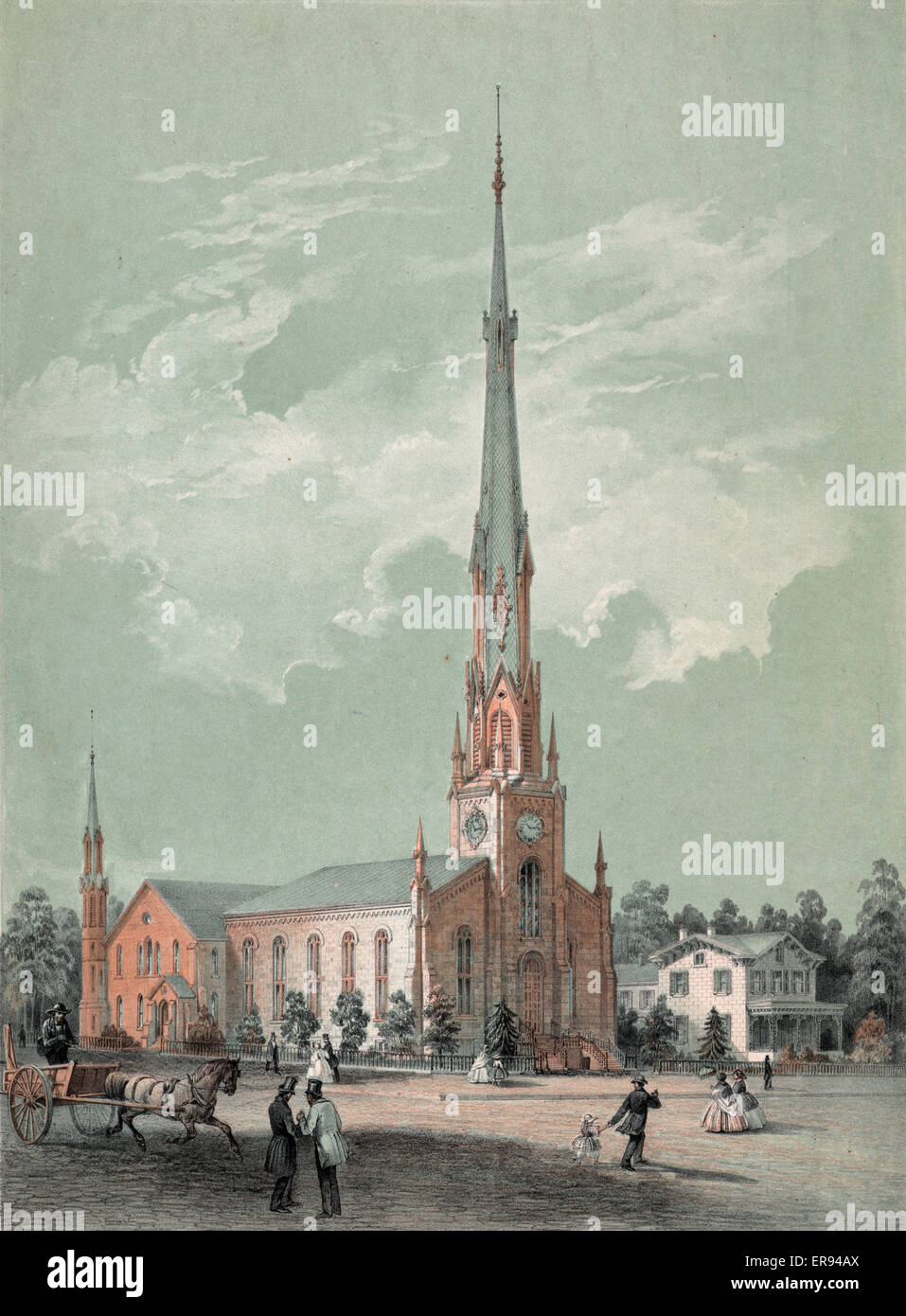 Église du Christ, Germantown, Philote Banque D'Images