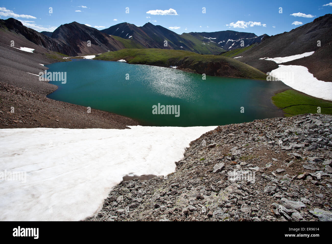 Le Red Cloud Peak Wilderness Zone d'étude. La zone contient 30 sommets de montagnes, plus de 13 000 pieds d'altitude et deux pics de plus de 14 000 pieds. Banque D'Images