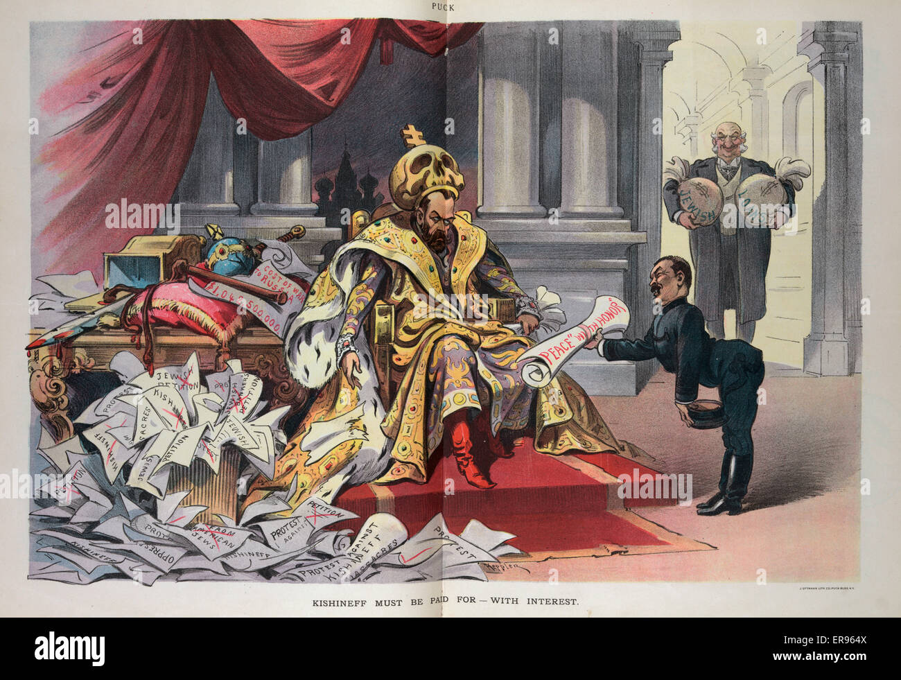 Kishineff doit être payé - avec intérêt Banque D'Images