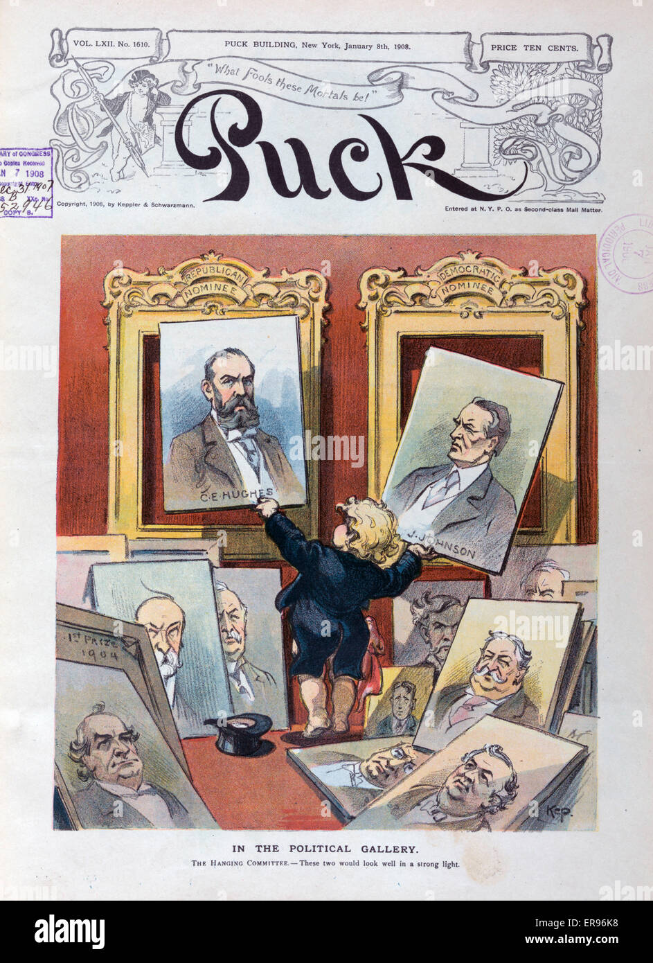 Dans la galerie politique Banque D'Images