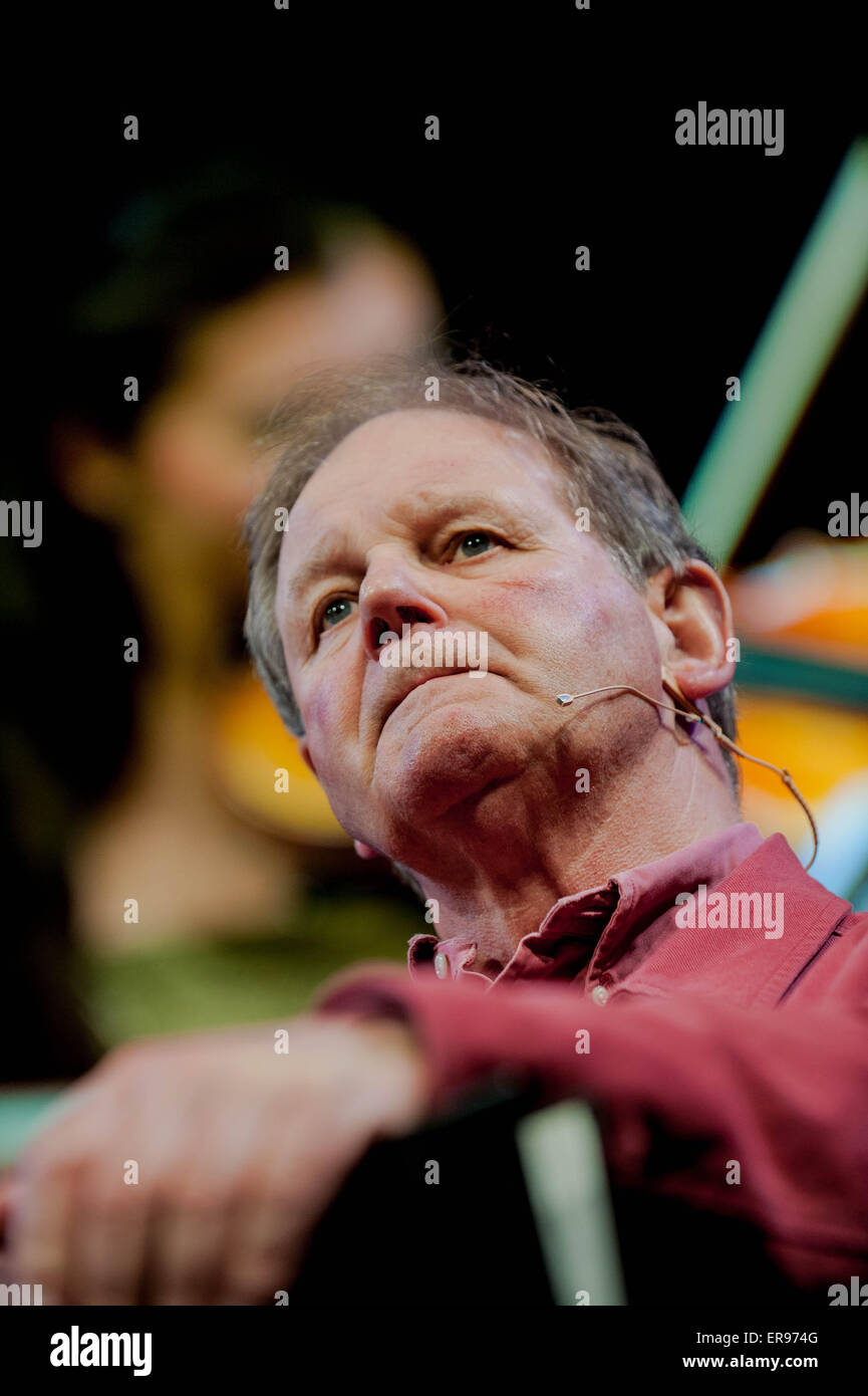 Hay-on-Wye, au Royaume-Uni. Vendredi 29 mai 2015 Photo : Michael Morpurgo RE : Le Hay Festival a lieu à Hay-on-Wye, Powys, Wales Banque D'Images