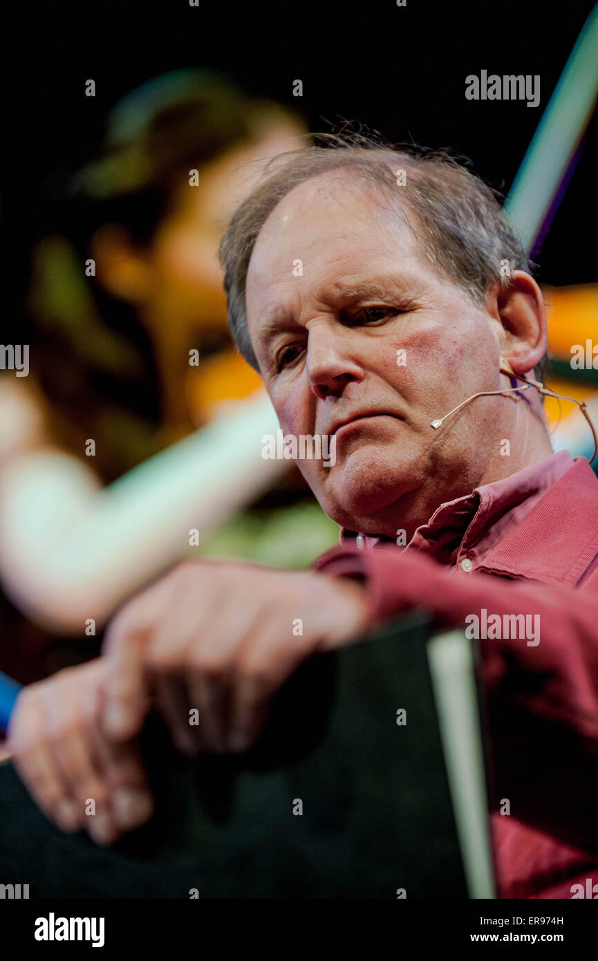 Hay-on-Wye, au Royaume-Uni. Vendredi 29 mai 2015 Photo : Michael Morpurgo RE : Le Hay Festival a lieu à Hay-on-Wye, Powys, Wales Banque D'Images