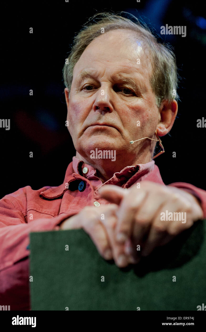 Hay-on-Wye, au Royaume-Uni. Vendredi 29 mai 2015 Photo : Michael Morpurgo RE : Le Hay Festival a lieu à Hay-on-Wye, Powys, Wales Banque D'Images